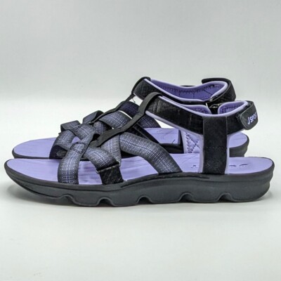Jsport Ladies' Strap Sandal Black/Purple 9 for sale online