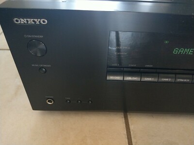 Onkyo TX-SR444 AV Receiver 7.1 85 Watts per Channel 8 Ohms Works