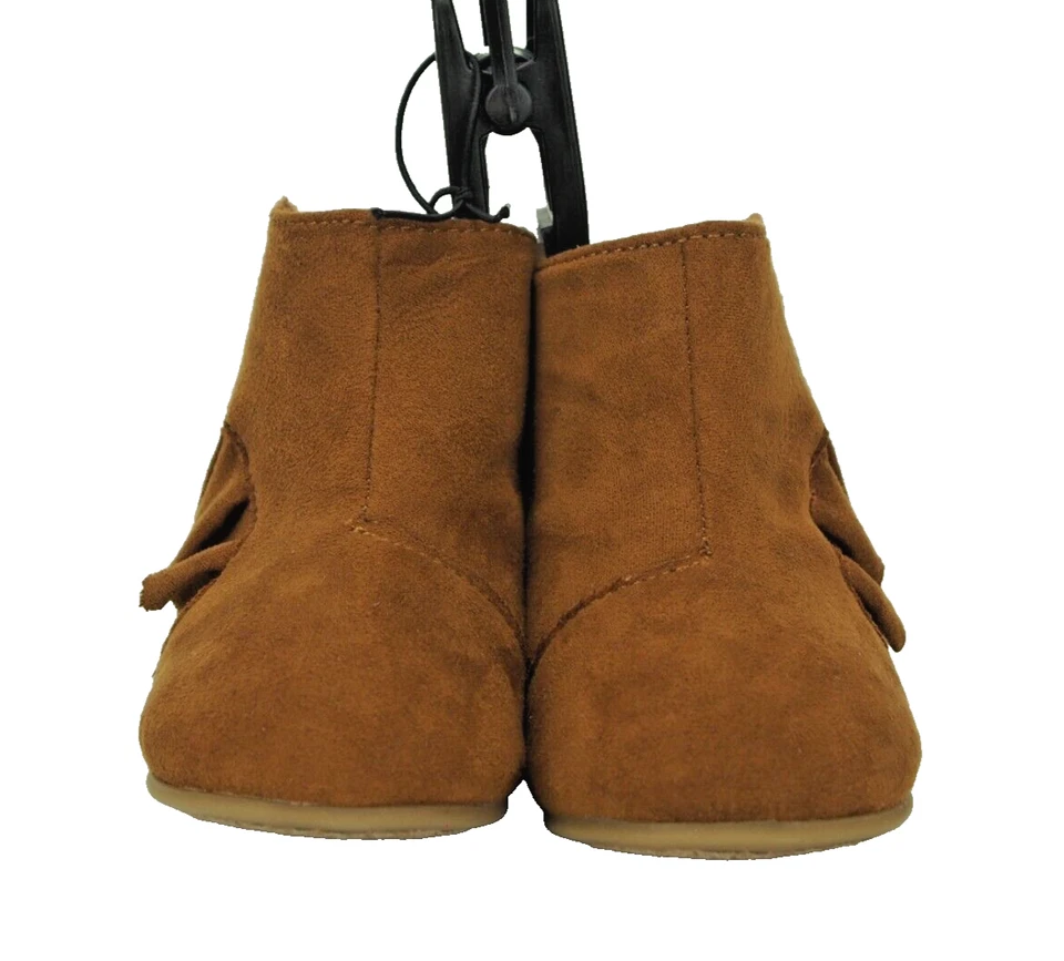 Девочки коричневый ботильоны искусственной замши оборки ребенка ясельного возраста размер 6 Garanimals Baby Shoes - Изображение 2 из 4