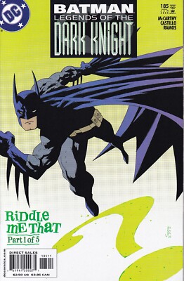 BATMAN: LOTDK #185-189 - Riddle Me That SET - Back Issues