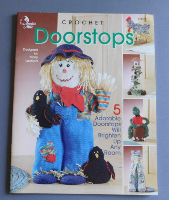 Crochet Doorstops: cat frog hen scarecrow - Annie's Attic  5 designs-874352