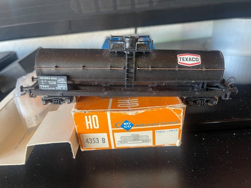Roco H0 4353 B - 4achs. Kesselwagen schwarz der DB  OVP | Condition: Gebraucht