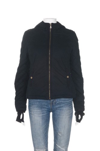EXPRESS Zip Up Jacket XS Blue Quilted 