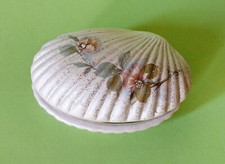COFANETTO PORTAGIOIE A CONCHIGLIA IN CERAMICA EFFETTO MADREPERLA