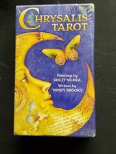 Jeu de tarot Chrysalis par Sierra & Brooks. Neuf, scellé. Petit pont 4 x 2,3 pouces