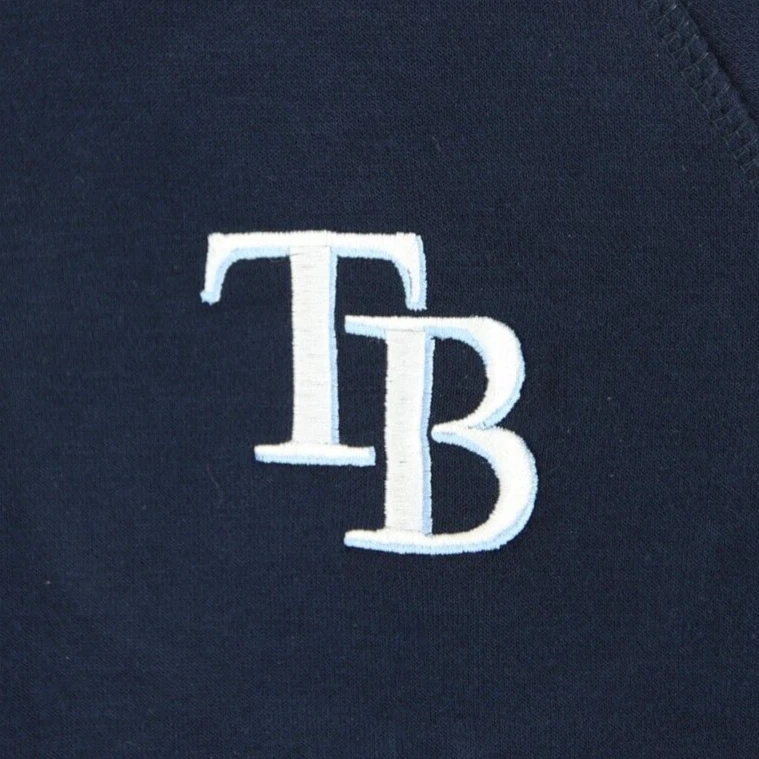 Chaqueta Tampa Bay Rays Mujer Mediana Antigua Victoria Azul Cremallera Completa Vellón NUEVA Foto 4 de 4