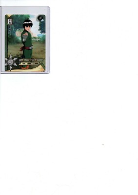 (22) Naruto Fandom Custom TCG Game Rock Lee Holo RARE