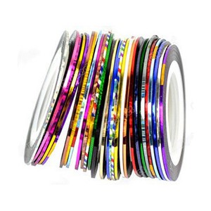 30Pcs-Mixed-Colors-Rolls-Striping-Tape-Line-Nail-Art-Tips-Decoration-Sticker-LW