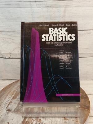 Basic Statistics: Tools for Continuous Improvement 4th Edition Hardcover