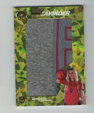 Marketplace image: HANNA CAVINDER 2021 Super Glow 1st Ever GOLD SUPERFRACTOR #1/1 JUMBO LOGO PATCH