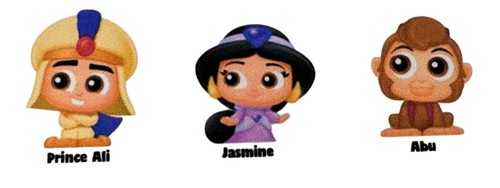 Disney Doorables Aladdin Set Of 9 Mini Figures Series 4 6 12 Genie Jasmine Abu - Picture 16 of 18