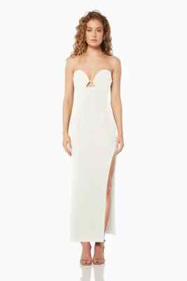 bell sleeve white maxi dress Fan Sleeve Maxi White | Modest Maxi Dresses