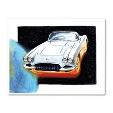 HEAVY METAL 1960 Corvette Art Print