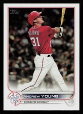 2022 Topps Andrew Young #404 Washington Nationals Baseball Card