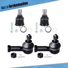 4x New Front Lower Ball Joints Outer Tie Rod End For 2001-2005 Chrysler Sebring