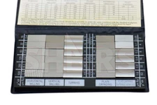 Shars 2 - 500 Ra Micro Inch Surface Roughness Finish Comparator New P