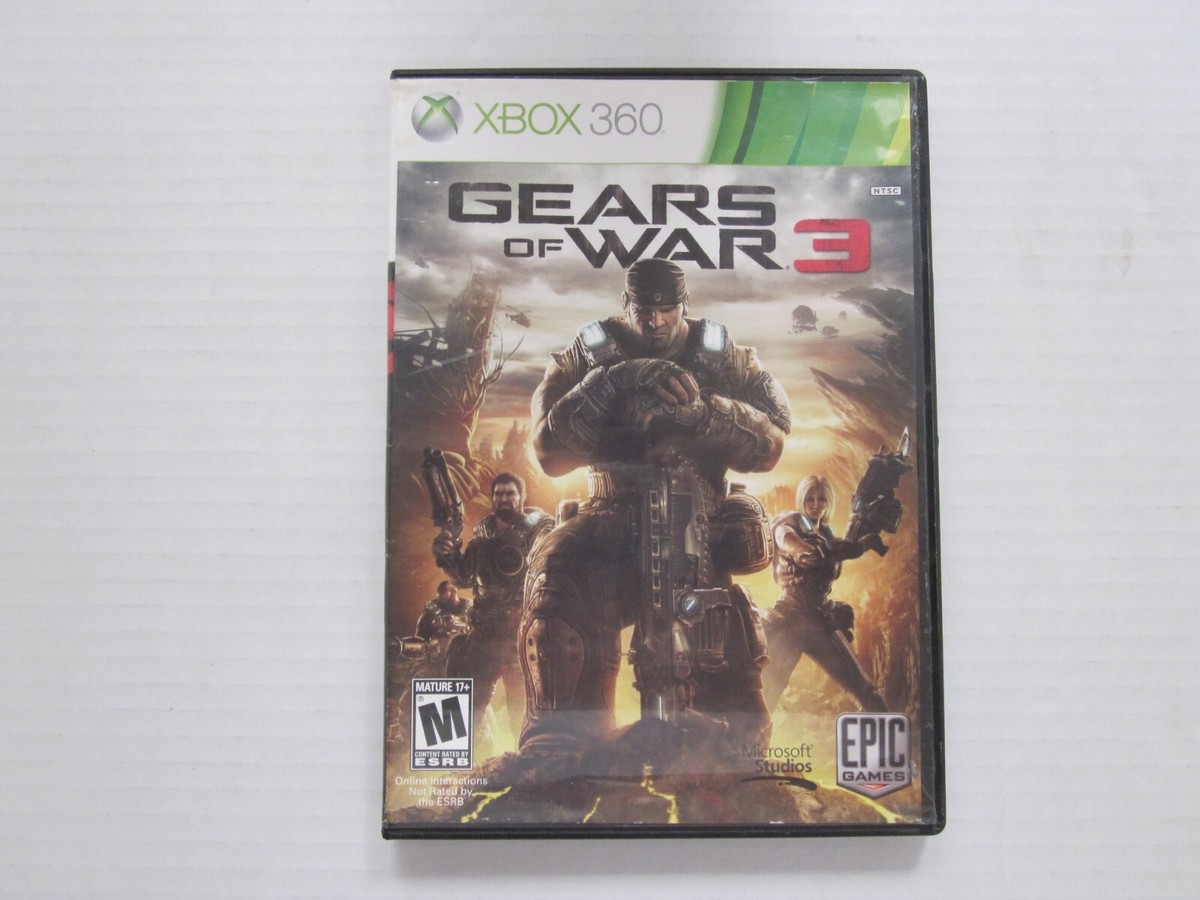 GEARS OF WAR 3 XBOX 360 PRE-OWNED WITH CASE | eBay