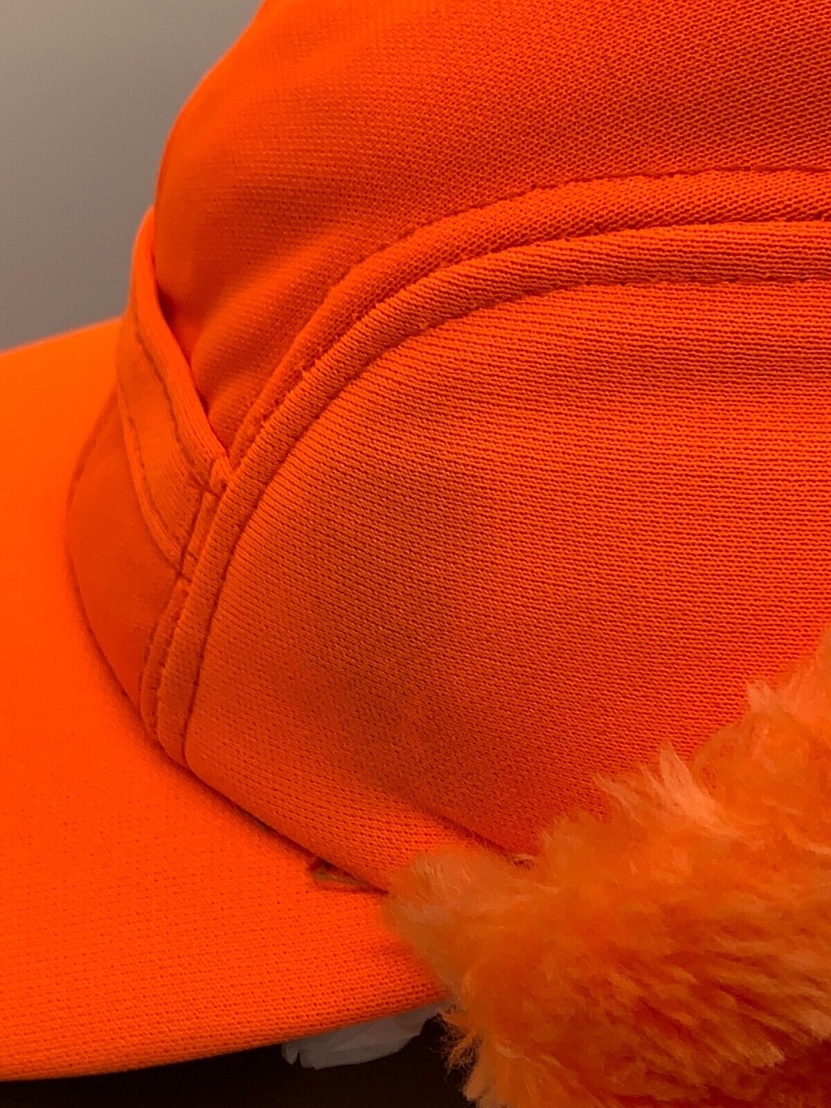 VINTAGE Duck Bay Hat Cap Large Orange Blaze Hunti… - image 3