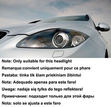 for SEAT Altea Leon Mk2 1P Xenon Headlight 05-15 Switchback LED halo ring signal