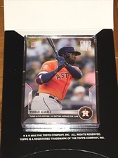 YORDAN ALVAREZ 2022 TOPPS NOW CARD OF THE MONTH JUNE COTM HOUSTON ASTROS SP SSP