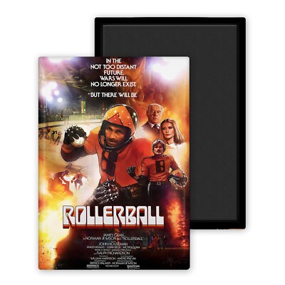 Rollerball 1975 Version 4 - Magnet Kühlschrank 54x78mm