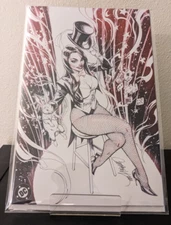Zatanna #3 - J Scott Campbell Virgin Color Sketch - DC - 2025 - Ltd 2000 - NM