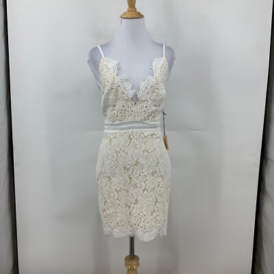 knee length dresses for ladies Te Amo Lace Mini Dress With Bow Detail – Resurrection main image 0