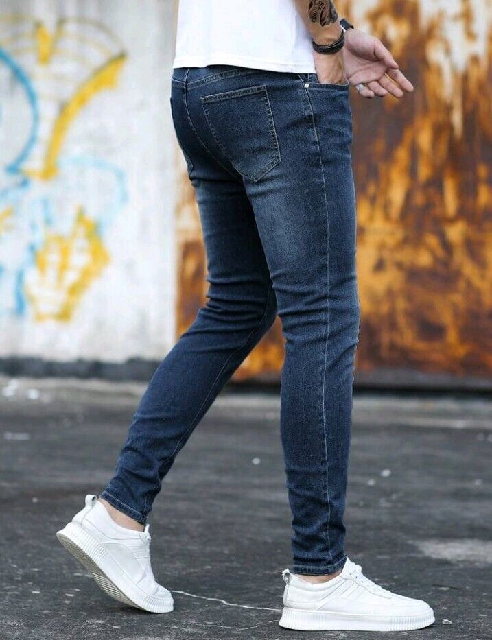 Pantalones Para Hombre Jeans Ajustado