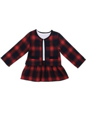 Conjunto de falda para niñas Bebés con falda tutú.Conjunto de cuadros.Otoño.