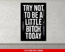Large Motivational Quote Wall Art - Home Gym Decor - Weightlifting