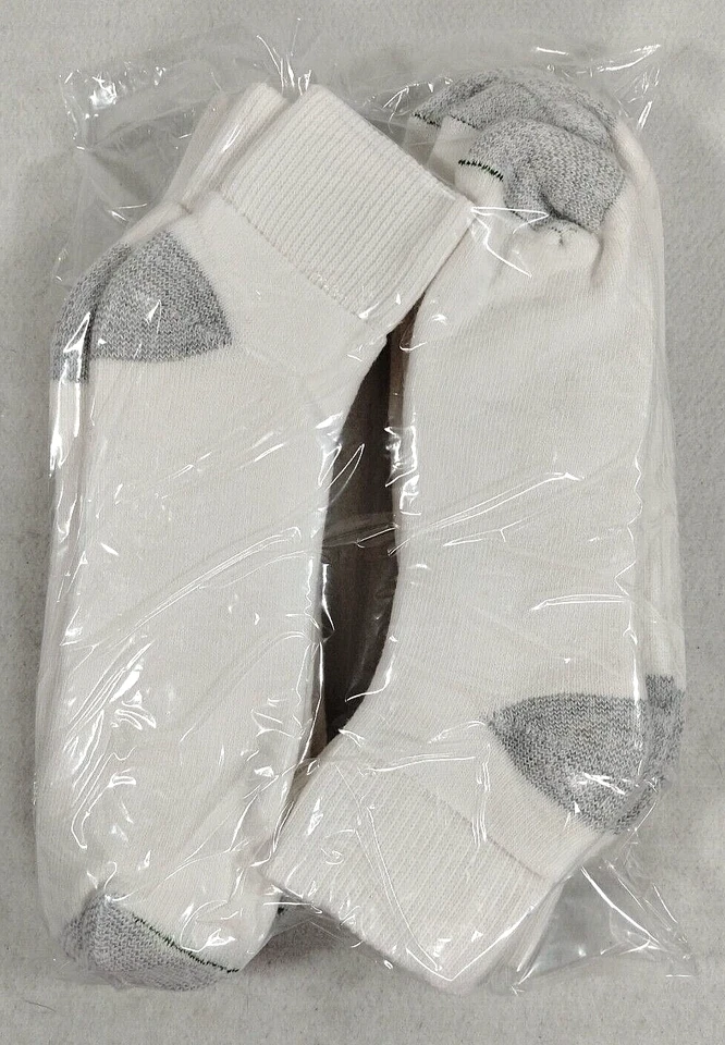 Calcetines de cuarto Burlington para hombre 80 % algodón Comfort Power (paquete de 6) 10-13 blancos Foto 4 de 4