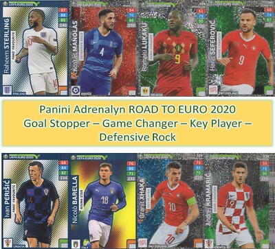 Panini Adrenalyn XL Road UEFA Euro 2020 Power Up Goal Stopper Key Player Karten