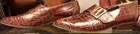 BALLY Edwardian Alligator Ladies Sz 8.5 Leather Loafers w/ Buckles Made/ENGLAND — photo 2
