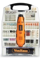 VonHaus Rotary Multitool with 235pc Accessory Kit - Dremel Compatible Corded Saw