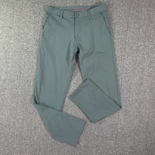 Rhone Commuter Pants Men 30x31 Green Modern Chino Athleisure