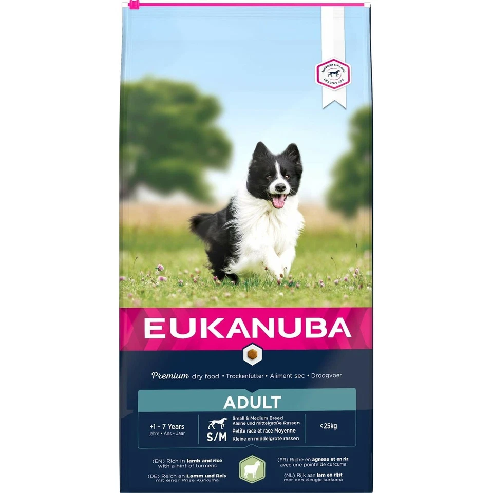 Futter Eukanuba Small & Medium Erwachsener Lamm Reis 12 kg - Bild 2 von 2