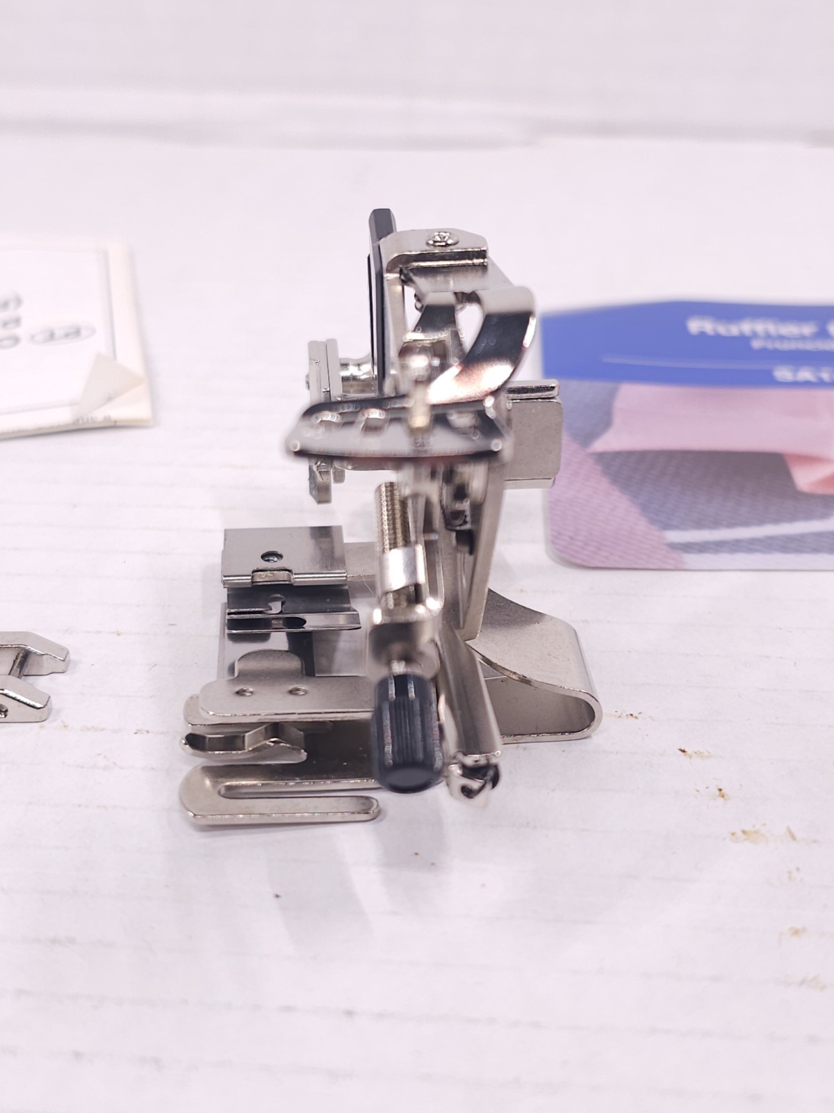 Genuine Brother SA143 Ruffler Presser Foot Sewing Machine Pleat Ruffles Part NEW