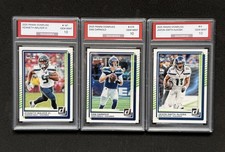 2025 Donruss Jaxon Smith-Njigba Sam Darnold Kenneth Walker Gem Mint Seahawks Set