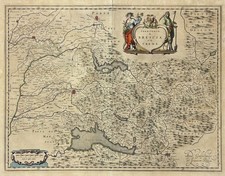 Willem Blaeu 1643 Hand Colored CopperEngraving Territorio di Brescia et di Crema Willem Blaeu 1643 Hand Colored CopperEngraving Territorio di Brescia et di Crema - Image 1