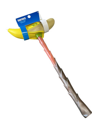 Fort Nite Peely Pick Harvesting Tool 33  Foam Pickaxe Cosplay New Nib