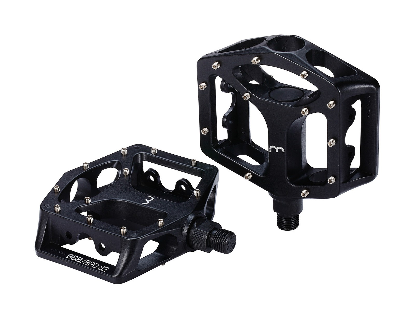 BBB Pedale MountainHigh BPD-32 Plattform-Pedal austauchbare Pins Schwarz 592g 7190₽