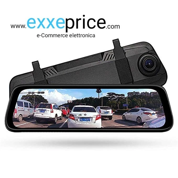 DASHCAM AUTO SPECCHIETTO TELECAMERA DVR HD DASH CAM VIDEOCAMERA FRONTALE 1080P - Immagine 4 di 4