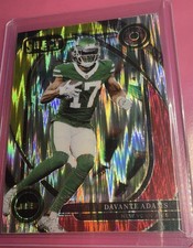 2024 Panini Select - Club Level Davante Adams #245 Red & Yellow Shock Prizm
