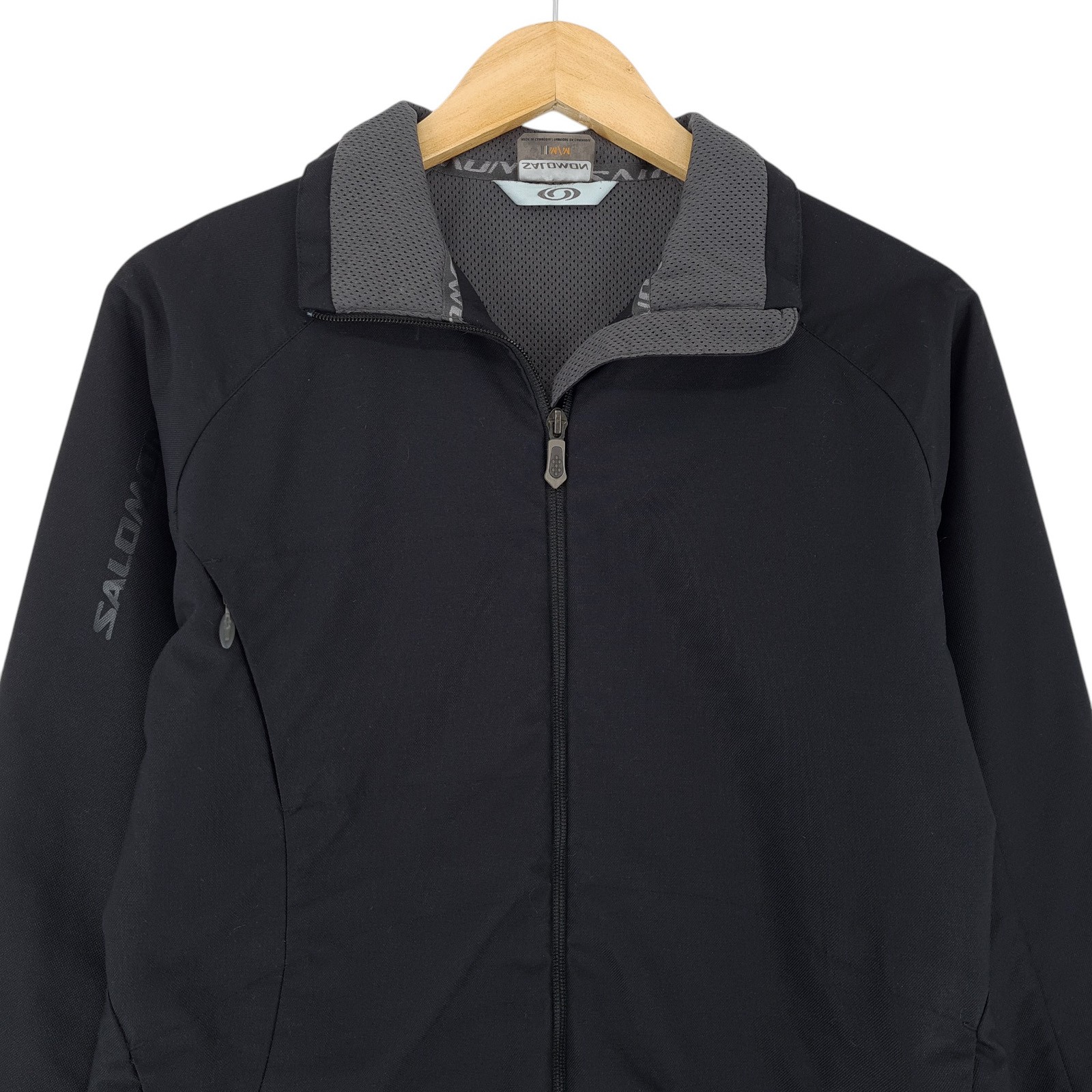 Salomon Giacca Soft Shell Uomo Campeggio Escursionismo Nero Hk9 Taglia M