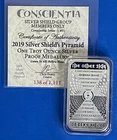 2019 Silver Shield/ Conscientia Series “Pyramid Bar” 1 oz .999 Fine Ag Proof
