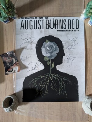 August Burns Red 2018 North American The Phantom Anthem Tour Signed Poster