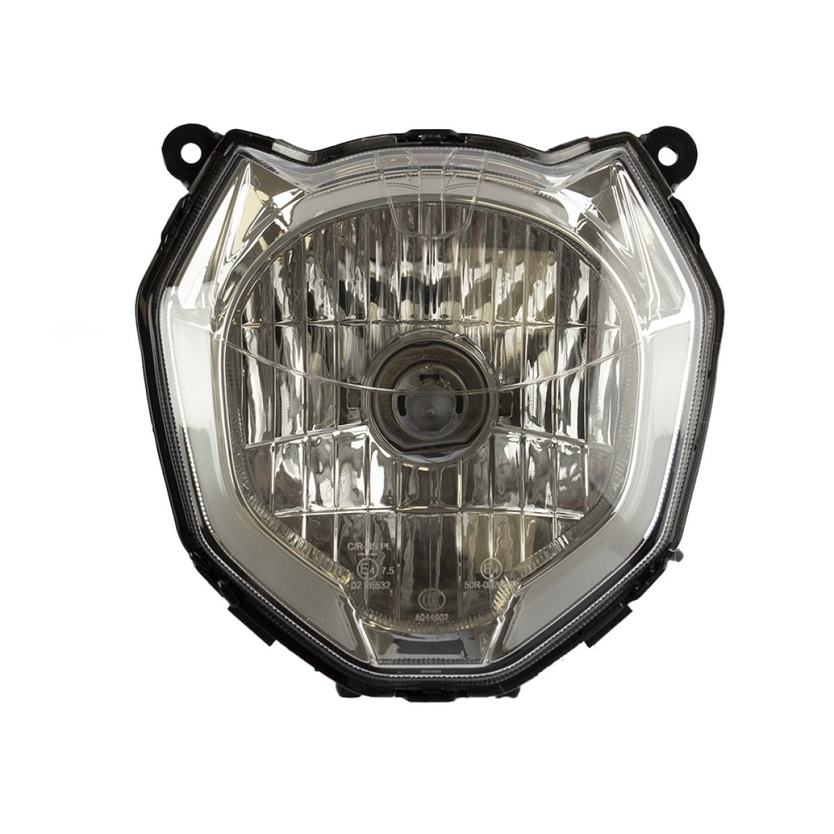 Headlight Assembly for ZS1500D-2 ECE Compliant Halogen Black Street Motorcycle
