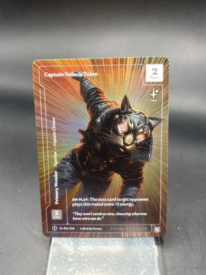 Wonders of the First COTS Captain Nebula Talon Alt Formless Foil A1-321