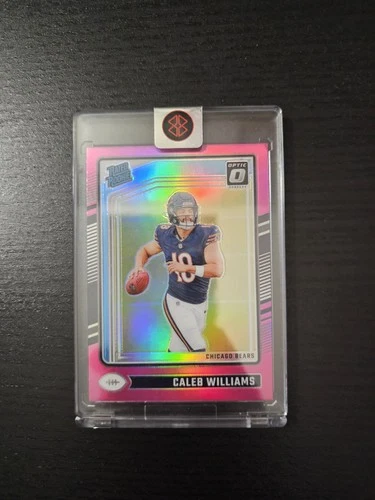 2024 Panini Donruss Optic - Rated Rookie Caleb Williams #201 Pink Prizm (RC)