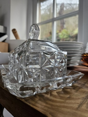 Beautiful Vintage Cheese Or Butter Dish And Lid - Picture 5 of 8